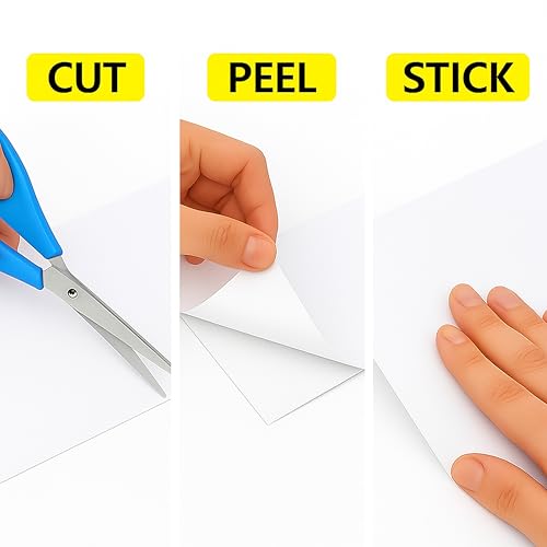 GOSHU 180x120 CM Whiteboard Sticker for Kids, Home, School & Office | Removable Self-Adhesive Waterproof Writing & Drawing Board Film – 6 x 4 Ft, Ideal for Smooth Surfaces