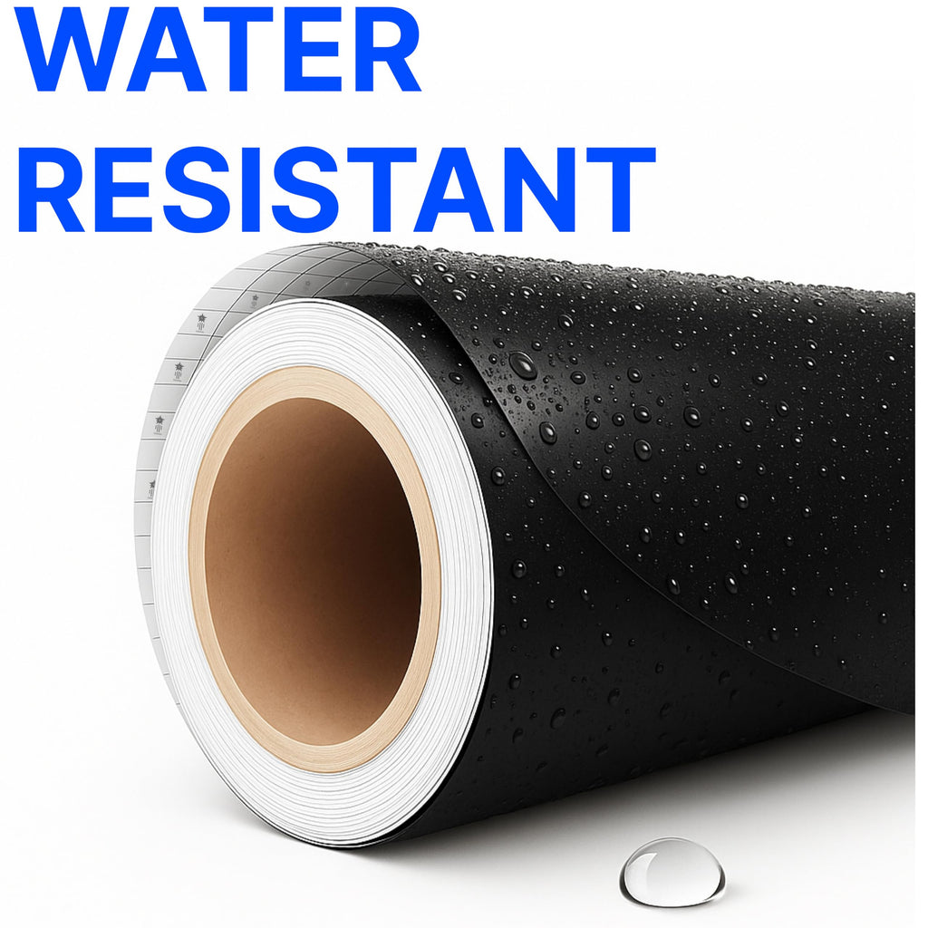 GOSHU 180x120 CM Black Board Sticker for Kids, Home, School & Office | Removable Self-Adhesive Waterproof Writing & Drawing Board Film – 6 x 4 Ft, Ideal for Smooth Surfaces (Black, 6x4 feet)